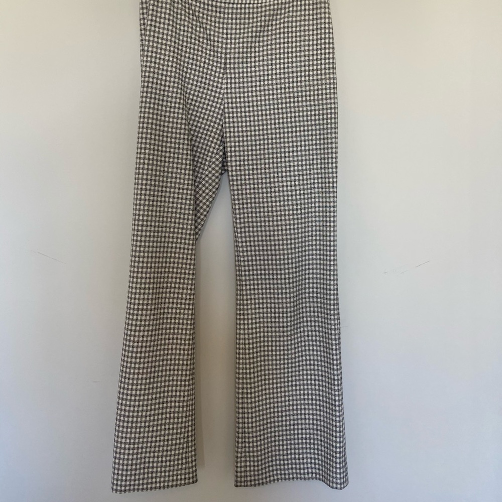Wilfred Gingam Kickflare cropped pants size 4